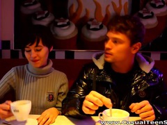 KiloPanties presents: Casual teen sex - casual sex after coffee