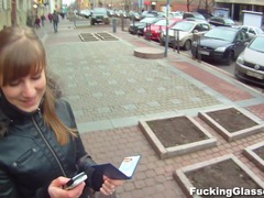 KiloPanties presents: Fucking glasses - wannabe model gets fucked