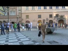 KiloPanties presents: Naked young lady on a busy public street