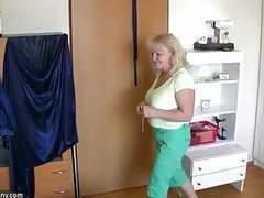 KiloPanties presents: Oldnanny chubby mature with old mature is playing with pussy