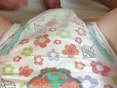 KiloPanties presents: Boy and girl in wet goodnites diapers plat with a dildo sex