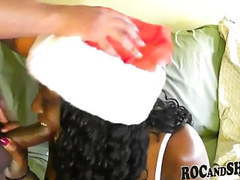 KiloPanties presents: Sexy ebony girlfriend christmas fuck !!
