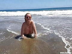 KiloPanties presents: The beach whore for everyone on gran canaria uncut