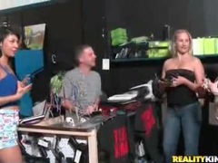 KiloPanties presents: Amateurs flash their sexy tits in group video