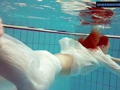 KiloPanties presents: Redhead diana hot and horny in a white dress