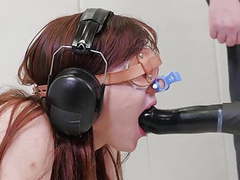 KiloPanties presents: Audrey holiday machine face fucking