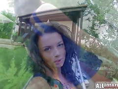 KiloPanties presents: Allinternal anal creampie for hot brunette who loves a rough