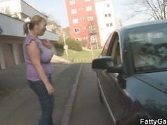 KiloPanties presents: Sexy chubby blonde picks up him for play