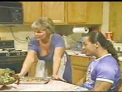 KiloPanties presents: Mom 55 years old loves her son's friend and his friend