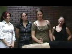 KiloPanties presents: Jerky office girls - cfnm handjob