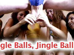 KiloPanties presents: Cfnm hanging bull balls femdom