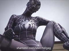 KiloPanties presents: Real spider-woman super flexible - by helga