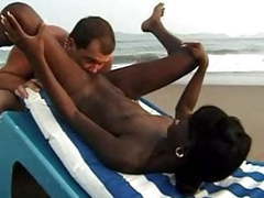 KiloPanties presents: Interracial couple sex on the beach