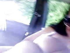KiloPanties presents: Granny handjob #7 chunky italian in the car