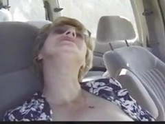 KiloPanties presents: Granny fucking with young man on car