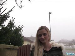 KiloPanties presents: Public agent katy pearl gets her tight pussy fucked in a car