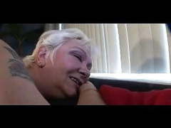 KiloPanties presents: Tattoo granny fingers and sucks