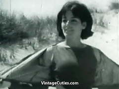KiloPanties presents: Nudist girl's day on a beach (1960s vintage)