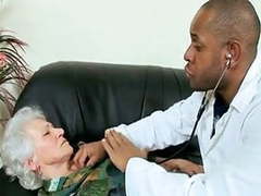 KiloPanties presents: Horny granny patient seduces a black doctor