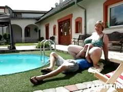 KiloPanties presents: Bbw femdom session with hard face sitting and cock stroking