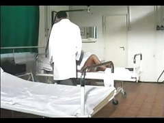 KiloPanties presents: Threesome with a blonde nurse in white stockings