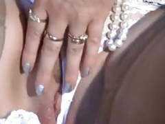 KiloPanties presents: Mature mom upskirt, flashing, fingering smooth shaved pussy
