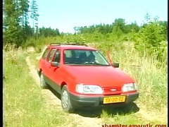 KiloPanties presents: Big boobed emergency fuck outdoor on the road