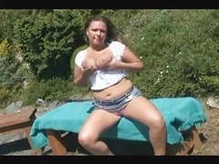KiloPanties presents: Chubby girl outdoors - amateur-couple
