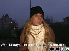 KiloPanties presents: Money talks to blonde babe chrissy fox as she fucks outdoors