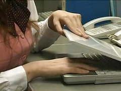 KiloPanties presents: Self bondage in the at night in the office