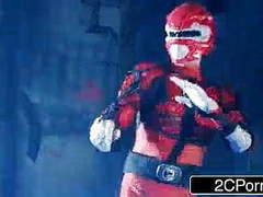 KiloPanties presents: Power ranger fucked by devil's huge cock