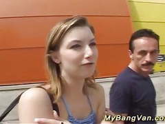 KiloPanties presents: Her first bangvan fuck orgy, Fucking, First Fuck, First, My Bang Van, Brutal Sex, Orgy Fuck, First Orgy