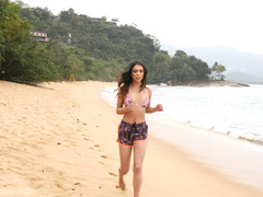 KiloPanties presents: Brazilian amateur picked up on a beach, HD POV, Couple, Hardcore, Outdoor, Reality, Latina, Brazilian, Long Hair, Sport, Shorts, Bikini, Natural Tits, Blowjob, Cowgirl, Doggystyle, Pussy, Shaved Pussy