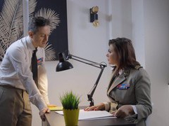 KiloPanties presents: Rebecca volpetti wearing nylon stockings getting fucked hard