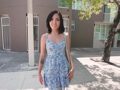 KiloPanties presents: Bianca bangs with natural tits enjoys while getting fucked