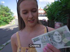 KiloPanties presents: Round butt stranger stacy cruz takes money to ride a hard dick