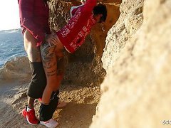 KiloPanties presents: German crazy mature wife - seduce to outdoor cheating sex at the beach