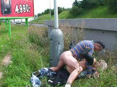 KiloPanties presents: Small titted chick getting a big load of cum on her beautiful face