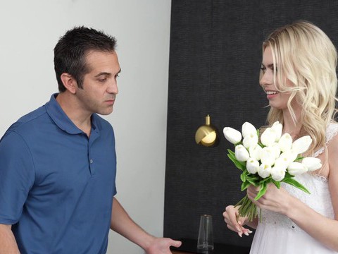 KiloPanties presents: Naughty blonde jill kassidy gives a bj and gets fucked on the bed