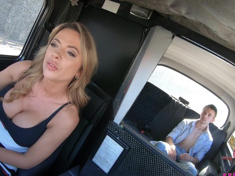 KiloPanties presents: Lucky passenger fucks wet pussy of horny taxi driver shalina devine