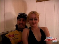 KiloPanties presents: Slutty blonde strips from her little dress