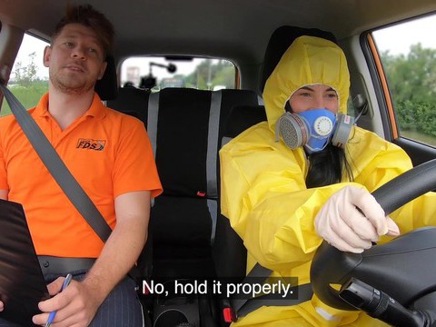 KiloPanties presents: Driving instructor fucks orgasmic pussy of skinny czech lexi dona