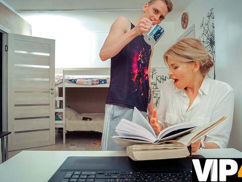 KiloPanties presents: Tutor4k. dude uses dirty ideas and finally fucks sexy literature teacher