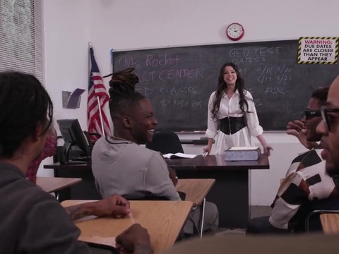KiloPanties presents: Hardcore interracial fucking in the office with a cum loving slut