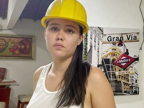 KiloPanties presents: A sexy builder comes to my house to make some arrangements and ends up heating me up until she fucks me and makes me cum in it