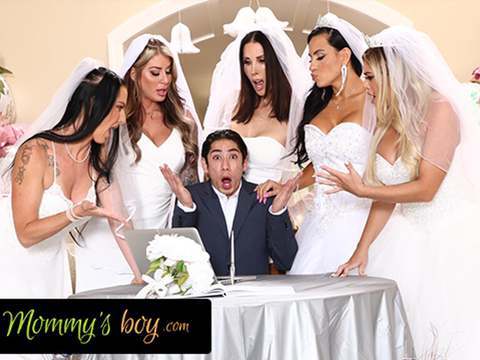 KiloPanties presents: Mommy's boy - furious milf brides reverse gangbang hung wedding planner for wedding planning mistake
