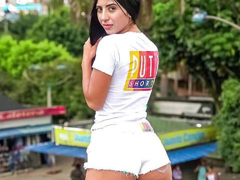 KiloPanties presents: Puti shorts - hot amateur latina mami sits on my huge dick cfnm