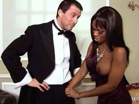 KiloPanties presents: Big boobs black ebony goddexxx wife seduce hotel-boy to interracial cheating fuck