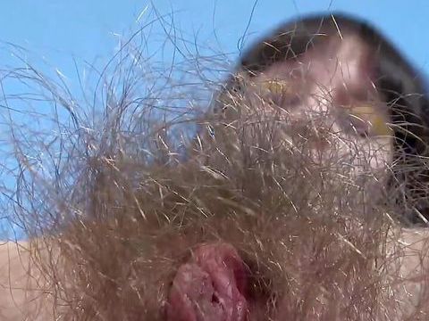 KiloPanties presents: Cute petite hairy girls anal toy