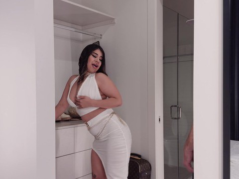 KiloPanties presents: Chubby mila milkshake with shaved pussy gets fucked by her man